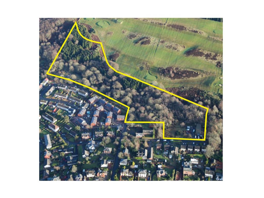 Lot: 36 - LAND WITH DEVELOPMENT POTENTIAL - Aerial photo of the land